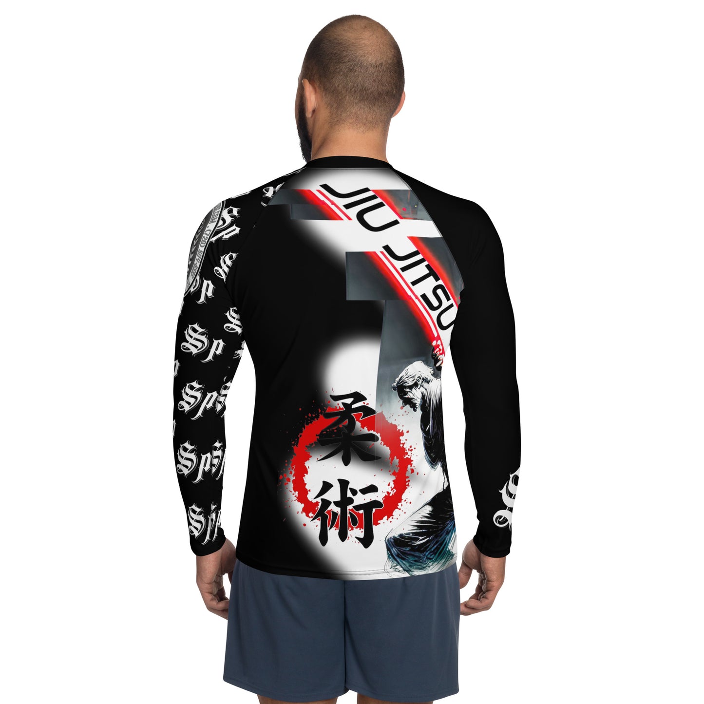 Men's Rash Guard - Power up BJJ