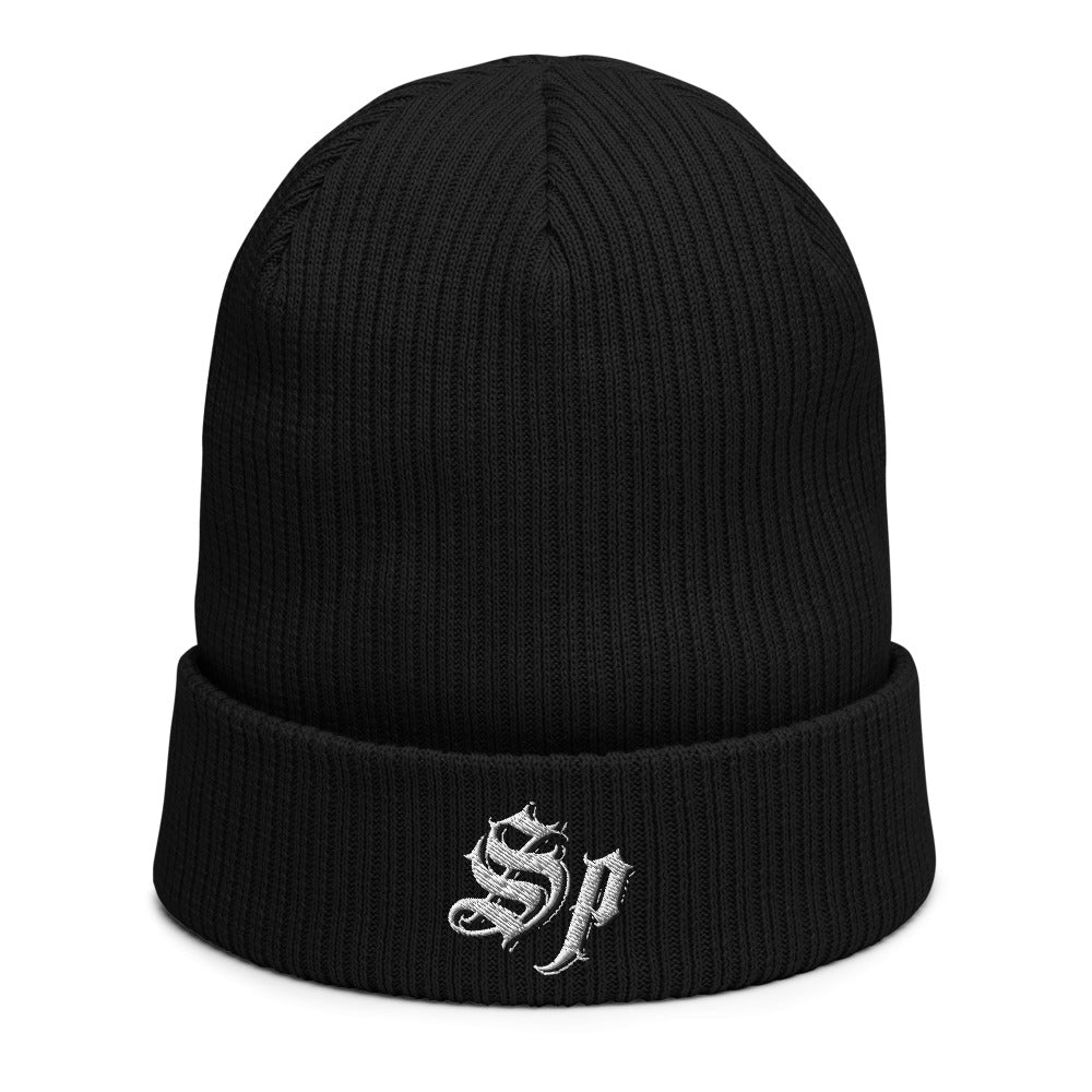 Organic ribbed beanie